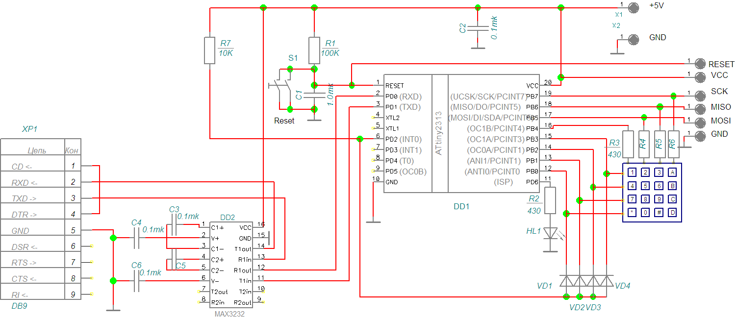 Avr 01 s схема подключения